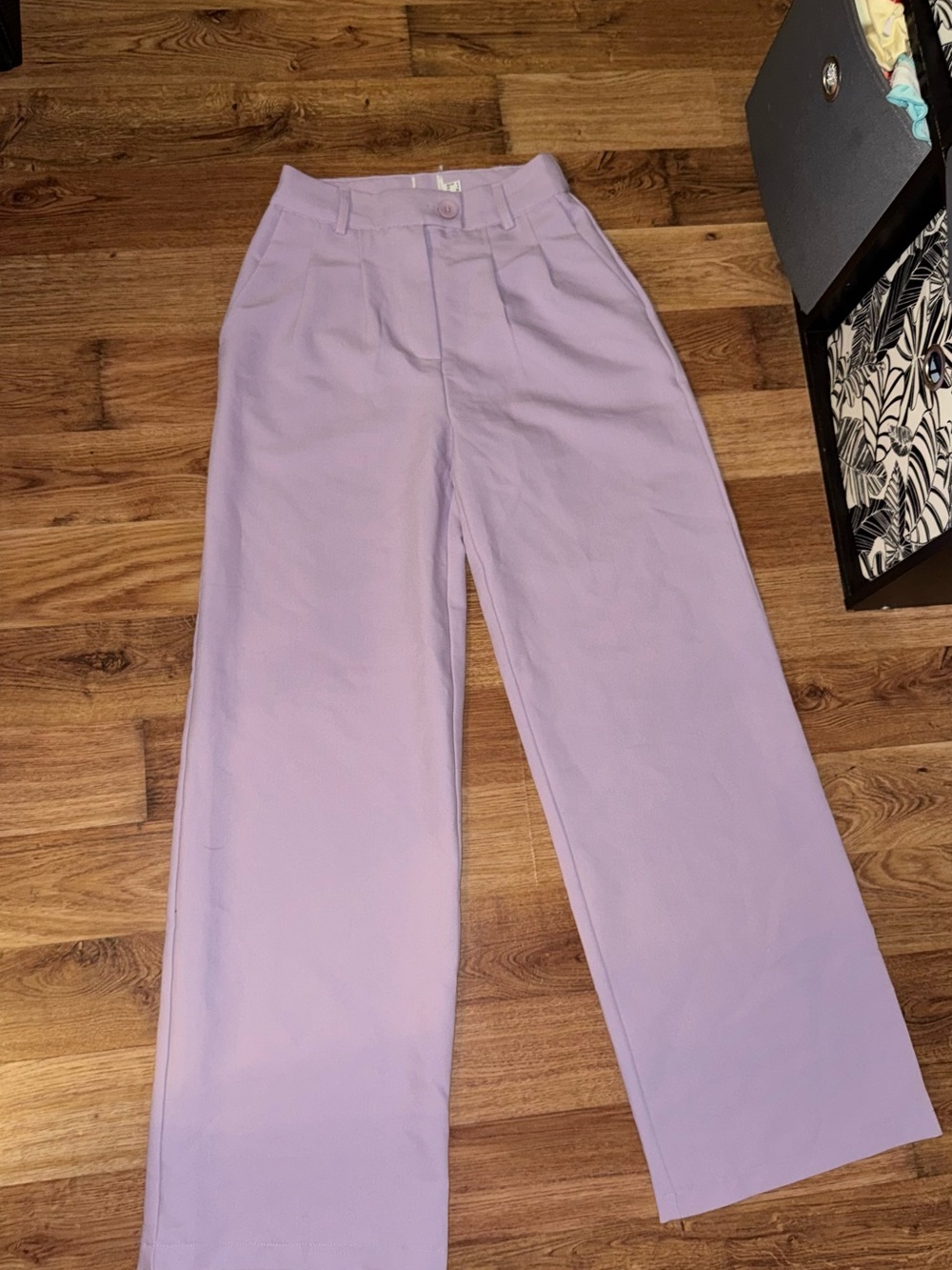 Princess Polly Lavender Wide Leg High-Waist Pants